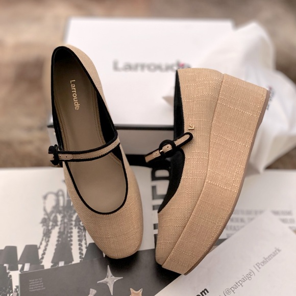 Larroudé Blair Flatform Pumps - Picture 3 of 14